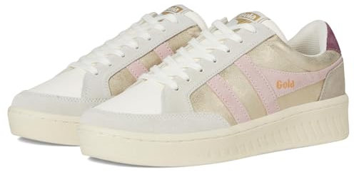 Gola Mixte Superslam Blaze Baskets, Gold/Chalk Pink/Windsor Wine, 41 EU