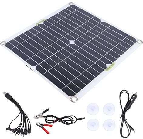 SEWOART Cargador De Batería De 12 V Incluido Kit Completo De Panel Solar De 200 W Placa De Células Solares Para Energía Solar Exterior Monocristalino