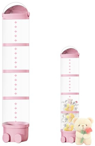 Cute Doll Storage Tube - Toy Display Bucket | Toy Display Transparent Storage Box | Cute Plush Display Bucket, Organizers for Home Wardrobe Nursery Bedroom Playroom