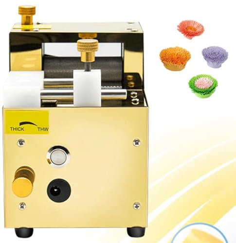 YOIUTRGDK Máquina Manual for enrollar borlas de Papel, Ideal for Hacer Rollos de Flores con borlas, Herramientas de Bricolaje for Cortar Papel.(Gold)