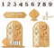 Wood Eid Mubaraks Kalender Festival Countdown Kalender Mit 31 Tagen Countdown Festival Adventskalender