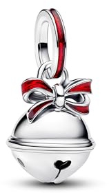 TCZNAF Small Bell Charms Armbände Bead Compatible für Armband Schmuck für Damen Weihnachten