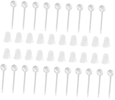 GALPADA 300 Stück Selbstgemacht Ohrstecker aus Kunststoff Tragbar und Verschleißfest mit Kreativem und Praktischem Design für Mädchen und Frauen zum Ohrschutz