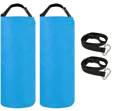 Zitreeqs Gazebo Weight Bags, Pack of 2 25 lbs Oxford Fabric with Strap - Tent Leg Weight Bags, for Pergolas, Parasols, Flags, Outdoor Banners, Awnings, Camping