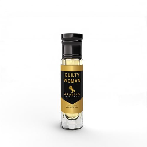 Arabian Opulence FR123 Guilty Woman Roll-on Parfümöl | Konzentriertes Duftkörperöl | Lang anhaltendes, ölbasiertes Parfüm für Frauen | Reisegröße Alkoholfreie Weichparfümölflasche (6ml)