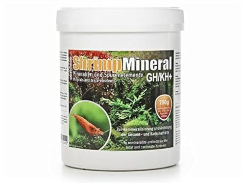 SaltyShrimp Shrimp Mineral GH/KH+ | 750g – Mineralsalz. Speziell für Haltung & Zucht von Garnelen entwickelt. Für neutrales Aquariumwasser & Remineralisierung