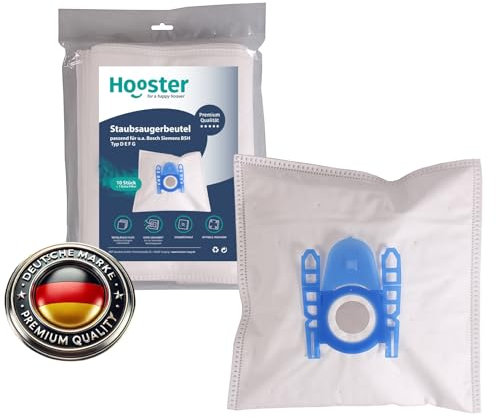 10 Staubsaugerbeutel geeignet für Siemens VZ41FGALL PowerProtect (Type G All, außer VS01) Material Vlies (5-lagig) inkl. Mikrofilter