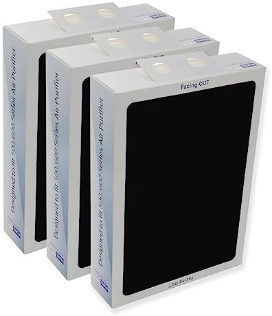 PUREBURG SmokeStop Ersatz-Filterset kompatibel mit Blueair 500/600 und Classic 501 503 510 550E 555EB 680i 601 603 650E 505 605 Luftreiniger