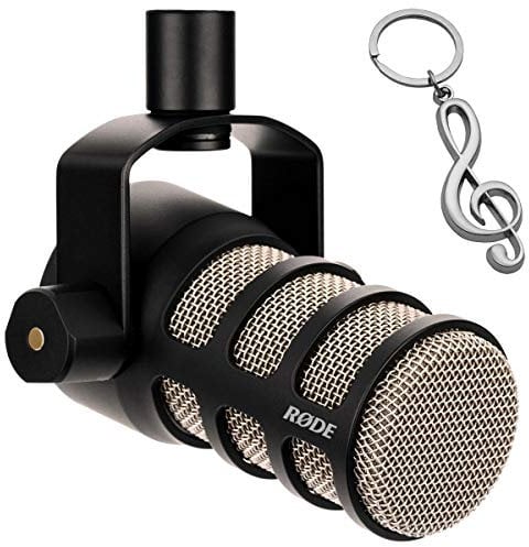 Rode Podmic Microphone professionnel Podcast + porte-clés Keepdrum