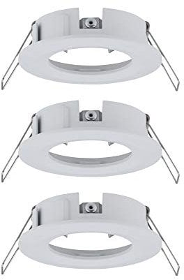 Paulmann 92480 Einbauleuchte Choose Spot starr max. 3x10W Deckeneinbaustrahler Weiß matt Einbaulampe ohne Leuchtmittel Alu