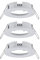 Paulmann 92480 Einbauleuchte Choose Spot starr max. 3x10W Deckeneinbaustrahler Weiß matt Einbaulampe ohne Leuchtmittel Alu