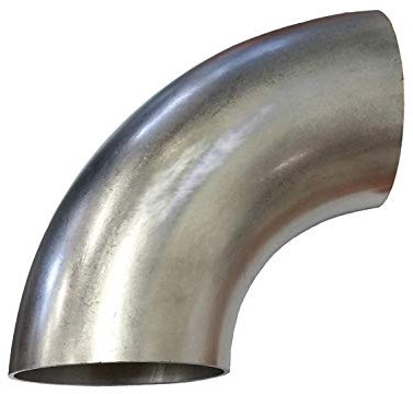 90 Grad Edelstahl Bogen 80mm x 1,5 mm kurz V2A Rohrbogen Schweißbogen Abgasbogen