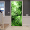 A.Monamour Türtapete Selbstklebend Türfolie Türposter 3D Tropische Palme Blatt Grüner Wald Wilde Dschungel Naturlandschaft Vinyl Folie Türdeko Tapete Wandbild Türaufkleber Türtattoo 90 x 200 cm