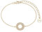 XENOX XS2282G Damen Armband Sterling-Silber 925 Gold weiß Zirkonia 20 cm