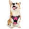 rabbitgoo Harnais Chien Anti Traction, Arnet pour Chien avec Poignée Contrôl, Facile à Mettre, Gilet Réfléchissant Réglable avec Attache Devant, Harnais pour Chien Petit Moyen et Grand, Rose Rouge, M