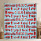 Feuerwehr-Verdunkelungsvorhänge (30 % – 50 %), Feuerwehrauto-Vorhang für Schlafzimmer, Kinder, Feuerwehrmann, verdunkelnd, Fensterschmuck, rot, 46 x 54 cm