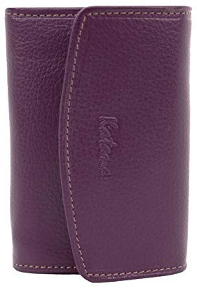 Katana Petit Porte Monnaie Femme en Cuir grainé réf 953041 (11 coul. disp.) (Violet)