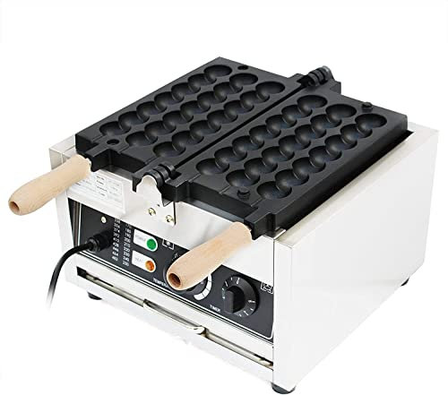 Gaufrier commercial français 1500 W avec revêtement anti-adhésif sur une machine à fer avec gaufrier