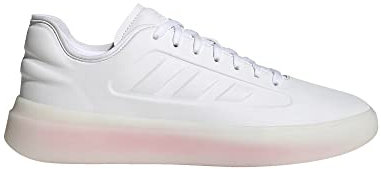 adidas ZNTASY Capsule Collection Chaussures Homme, Blanc nuage/blanc nuage/rouge vif, 48 EU