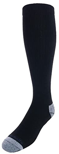 Men's Over The Calf Compression Work Sock (1 Pair), Black