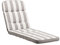 KETTtex EXKLUSIV Auflage Rollliege Grau gestreift I Gartenliege Polster 200x65x9cm I KTH3 Liegenauflage weich & robust I atmungsaktive Liegestuhl-Auflage I UV-beständiges Liegekissen I Dessin 8744