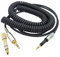 Janjunsi Cavo Audio Spirale Compatibile con Sennheiser HD6/HD7/HD8/HD598/HD595 - Cavo di Prolunga con Adattatore da 6.35MM, da 2.5MM a 3.5MM Maschio