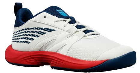 K-Swiss Performance SPEEDTRAC Chaussure de Tennis, Blanc de Blanc/Blue Opal/Lollipop, 38 EU