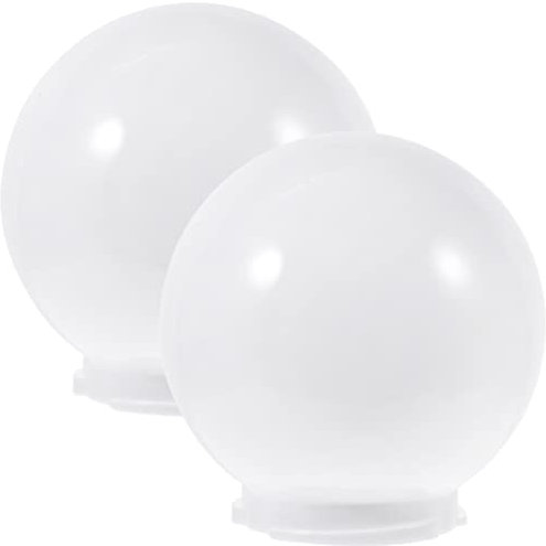 SOLUSTRE 2 Stück Ersatz-Lampenschirme Acryl-Kugel-Hängelampe Ersatz-Lampenschirme Hängelampenschirm Außenwandlampe