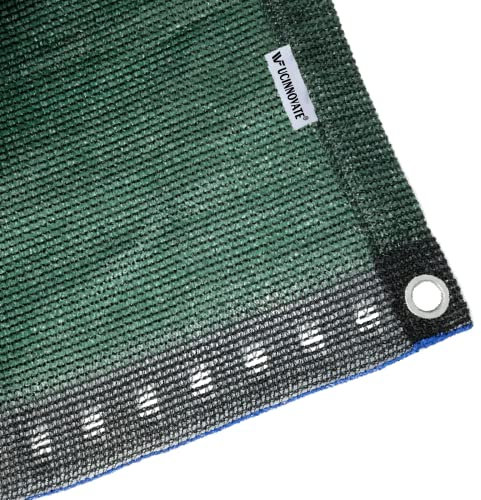 VVFLED 70% Green Shade Cloth 2 x 4 m Sunblock Mesh Fabric Garden Sunshade Cloth, Durable UV Resistant Plant Cover, Green Shade Net with Grommets & Eyelets for Greenhouse Patio Pergola Outdoor