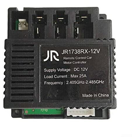 AIDNTBEO R-RX-12V 6V Children Electric Car RC Remote Control and Receiver Kit,Control Box Motherboard Accessories for JR1958-2S JR1738RX