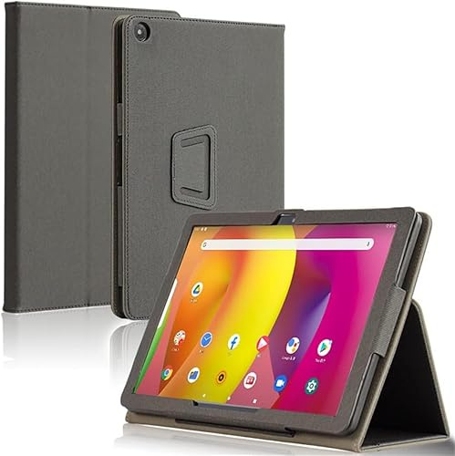 Full Coverage Rugged Ultra Slim Leather Cover Case with Folding Stand For Google Pixel Tablet 11inch 2023,Cover Case with Auto Sleep/Wake,Cloth pattern Business Style (Black)