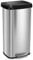 TANGZON 50L/68L Recycling Pedal Bin, Stainless Steel Kitchen Bin with Soft Close Lid, Handle & Non-Slip Base, Fingerprint-Proof Waste Separation Trash Can (68L, with Deodorant Box, Silver)