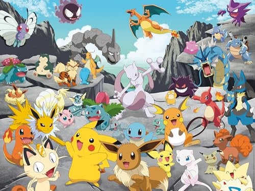 Ravensburger Puzzle 12000726 - Pokémon Classics - 1500 Teile Puzzle für Erwachsene und Kinder ab 14 Jahren, Pokémon Puzzle
