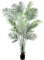 Leflos 195cm Palmier Artificiel Dypsis Lutescens, Arbres artificiels d'intérieur Seulement avec 18 Troncs Amovibles, 1 pièce