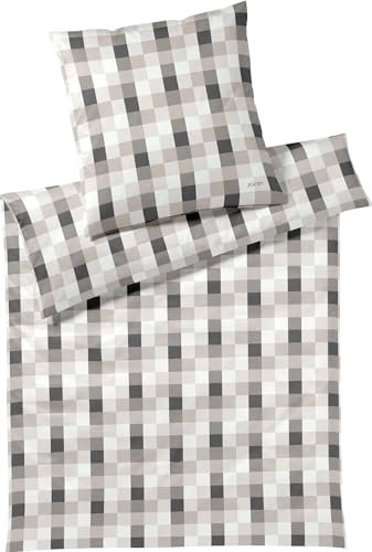 Joop! Bettwäsche Mesh 4110 Stone - 09 80x80 cm - 135x200 cm