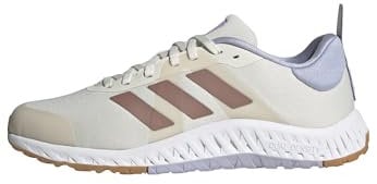 adidas Mujer Everyset Trainer Shoes, Chalk White/Warm Clay/Violet Tone, 39 1/3 EU