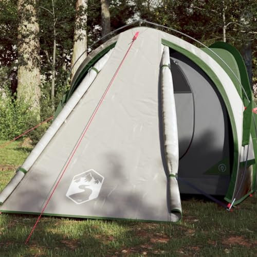 ZEYUAN Campingzelt 2 Personen Grün 320x140x120 cm 185T TAFT, Caming Zelt, Camping Markise Zelt, Camping Tents, Camping-Zelt - 94339