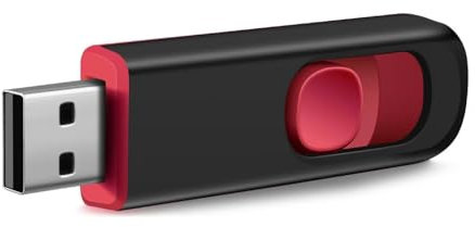 Chiavette USB 32GB Pendrive, MAKACTUA USB 2.0 USB Unità Flash 32 Giga Memoria USB Stick con Design Retrattile per Laptop PC Desktop Rosso