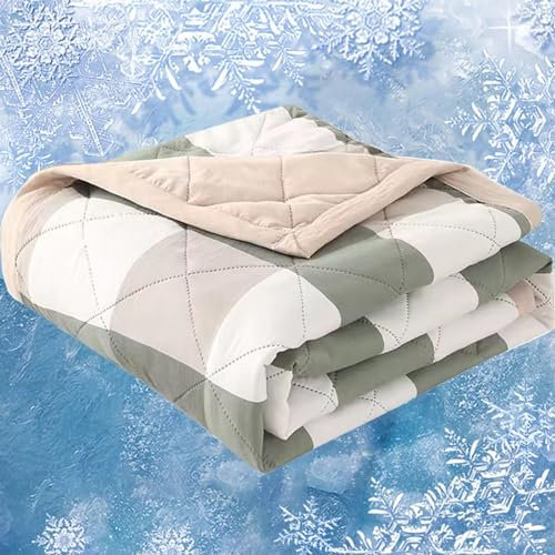 ZQYMM Kühldecke Sommerdecke, Selbstkühlende Decke, Doppelseitig Leichte Sommerdecke, Cooling Blanket Bettdecke zum Schlafen für Menschen