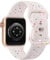 BEEXI Sport Strap Compatible with Apple Watch 42mm 40mm 38mm 41mm Breathable Silicone Double Hole Band for iWatch Strap Series 10 9 8 7 6 5 4 3 2 1/SE, White