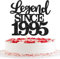 1 Stück Aufschrift Legend Since 1995 Tortenaufsatz 30 Kuchen Topper Glitter alles Gute zum 30. Geburtstag Kuchen Pick 30 Fabulous Tortendekorationen für Prost zum 30 Schwarz