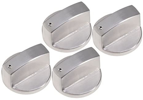 CORHAD Gasherdknopf ergonomisches Design leicht 4 Ersatzknöpfe für Gasherd robuste Zinklegierung hitzebeständig