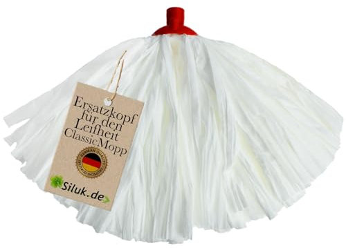 6 x Ersatzkopf für Leifheit Classic Mopp für Alle Flecken Entfernen Boden (Spunlace)