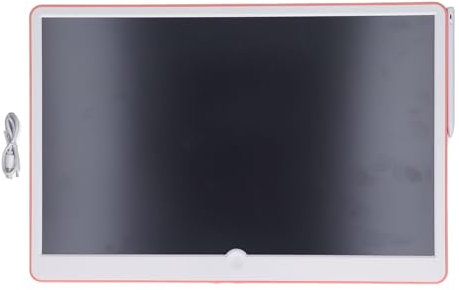 LCD Writing Tablet Erasable Drawing Pad with Coulorful Screen Educational Toy Toddler Portable Doodle Board Large Electronic Colorful Pen for Girls Boys (Pink and White)
