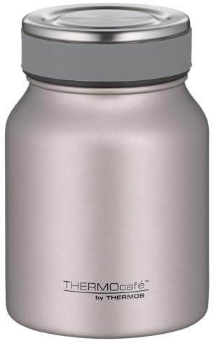 THERMOcafé by THERMOS TC FOOD JAR rose mat 0,50l, 9h heiß 14h kalt, Thermobehälter für Essen, doppelwandiger Lunchpot aus Edelstahl, auslaufsicher, spülmaschinenfest, für Büro und unterwegs