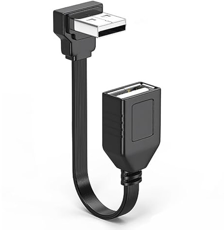 Vdaxvme Câble d'extension court USB 2.0 mâle vers femelle pour un transfert d'espace et de vitesse rapide