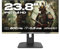 JAPANNEXT Ecran PC Gamer 23.8 IPS Full HD (1920x1080) 200Hz 0.5ms Camo | Hauteur & Inclinaison réglable (HSP) Haut-parleurs intégrés | 100% sRGB G-Sync/FreeSync | JN-IPS238FHD200F-HSP-Camo