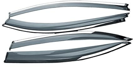 NYSQOFMB Für Toyota Für Yaris Xp90 2008-2013 Rauch Autofenster Visiere Auto Sonne Regenschutz Windabweiser 4 Stücke Auto Seitenfenster Windabweiser
