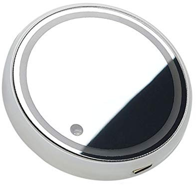 Ruiqas 1pcs LED Car Coasters LED Light Mat Universal Color Changing Drink Coaster Car Interior Ambience Light