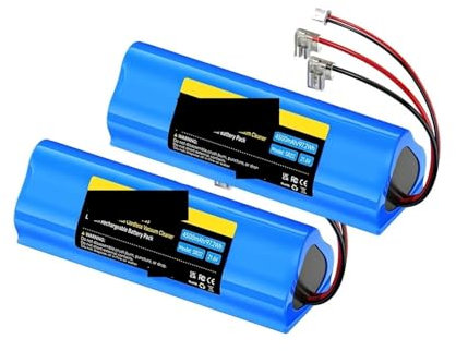 NVVSHND Batterie de Remplacement, Compatible avec la Batterie d'aspirateur Tineco Floor One S3, IFloor 3 Breeze S3 FW25M-01 FW25W-01 HF10E-01 S3-01(2PCS)